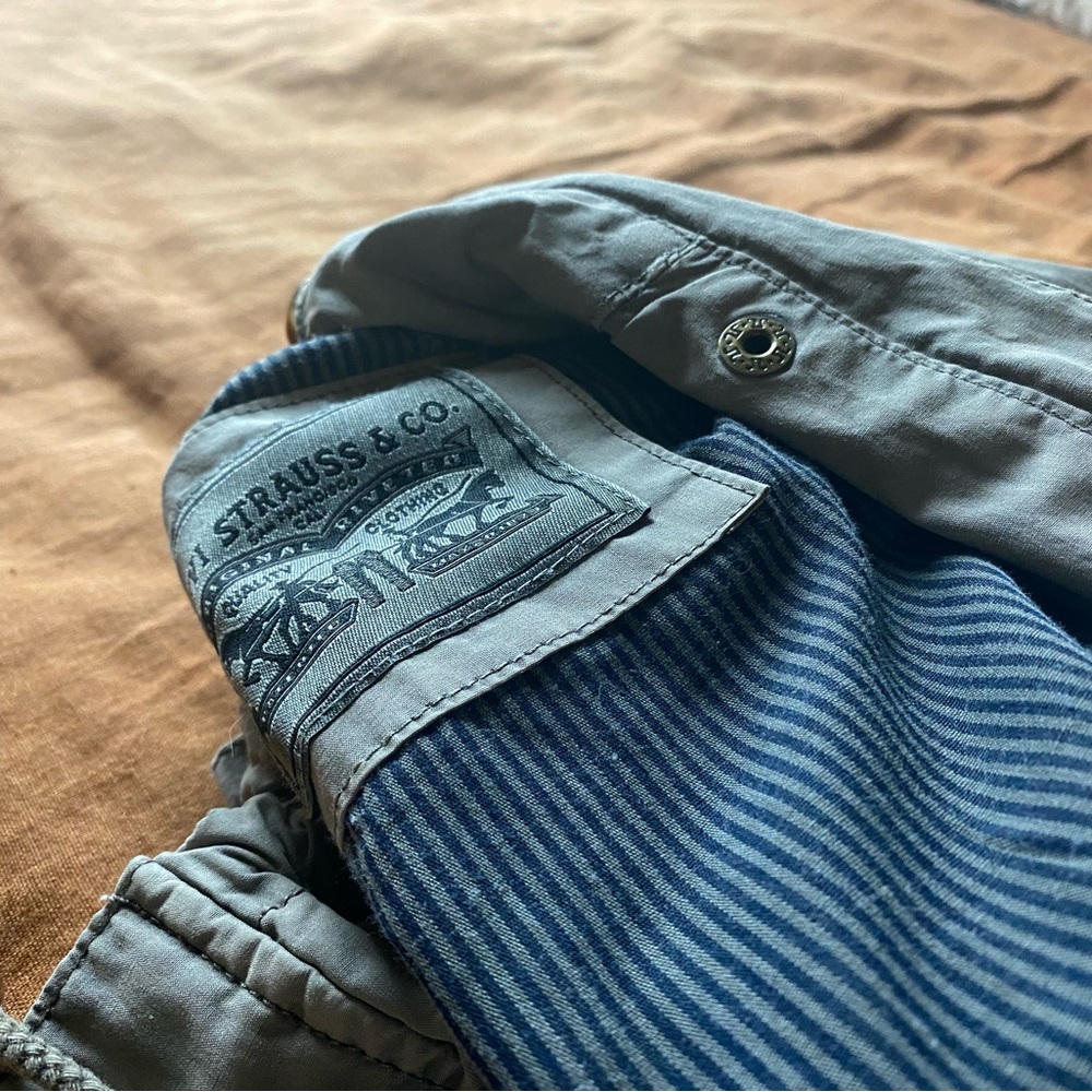 GENUINE Levi Strauss & Co Green Utility Jacket